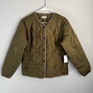 Brixton Olive Quilted Jacket. Size XS. NWT